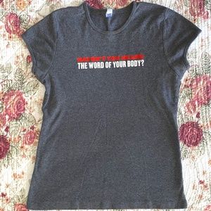 Bella - Grey 'Spring Awakening' T-Shirt (Size L)